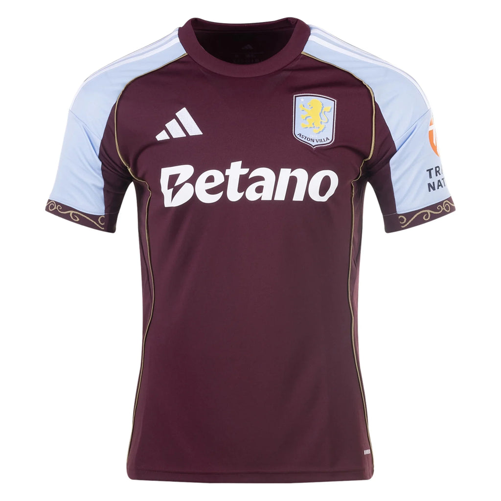 25/26 adidas ASTON VILLA HOME JERSEY product image 1, provided for visual reference and product detail review