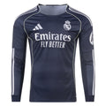 25/26 adidas REAL MADRID LONG SLEEVE AWAY JERSEY product image 1, provided for visual reference and product detail review