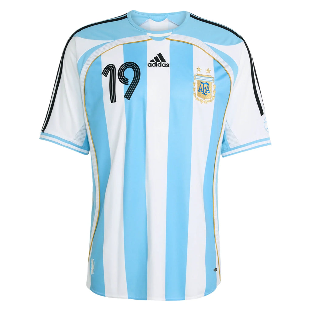 adidas 2006 ARGENTINA REISSUE MESSI HOME JERSEY product image 2, provided for visual reference and product detail review