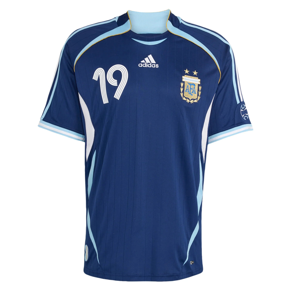 adidas 2006 ARGENTINA REISSUE MESSI AWAY JERSEY product image 2, provided for visual reference and product detail review