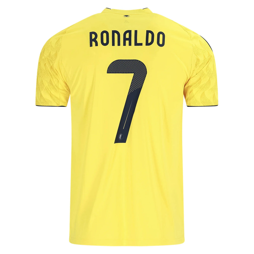 25/26 adidas AL NASSR RONALDO HOME JERSEY product image 1, provided for visual reference and product detail review