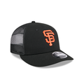 New Era San Francisco Giants Low Profile 9FIFTY Trucker Snapback Hat product image 1, provided for visual reference and