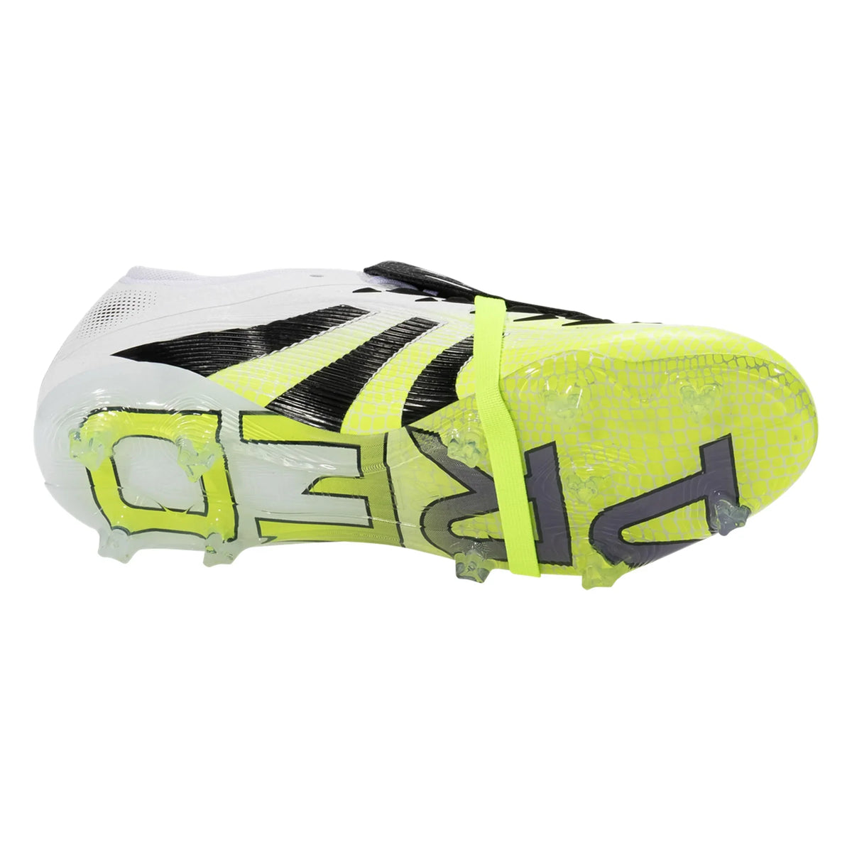 adidas PREDATOR PRO FOLD-OVER TOUNGUE FG - Cloud White / Core Black / Lucid Lemon product image 3, provided for visual