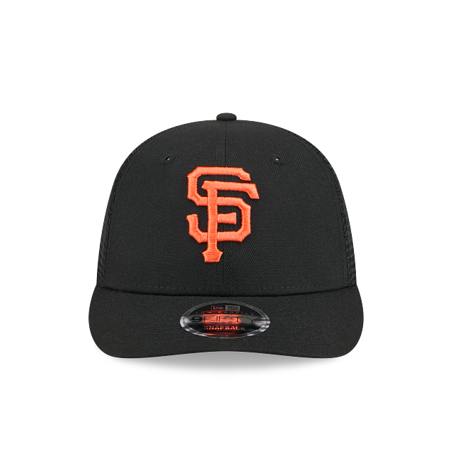 New Era San Francisco Giants Low Profile 9FIFTY Trucker Snapback Hat product image 3, provided for visual reference and