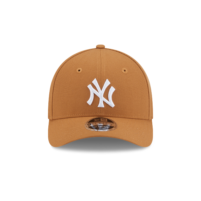 New Era New York Yankees 9FORTY M-CROWN Adjustable Hat-Brown product image 2, provided for visual reference and product