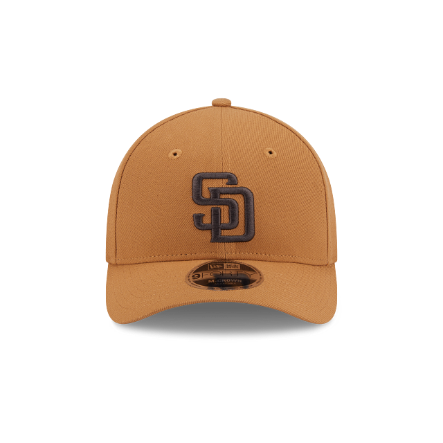 New Era San Diego Padres 9FORTY M-CROWN Adjustable Hat-Brown product image 3, provided for visual reference and product