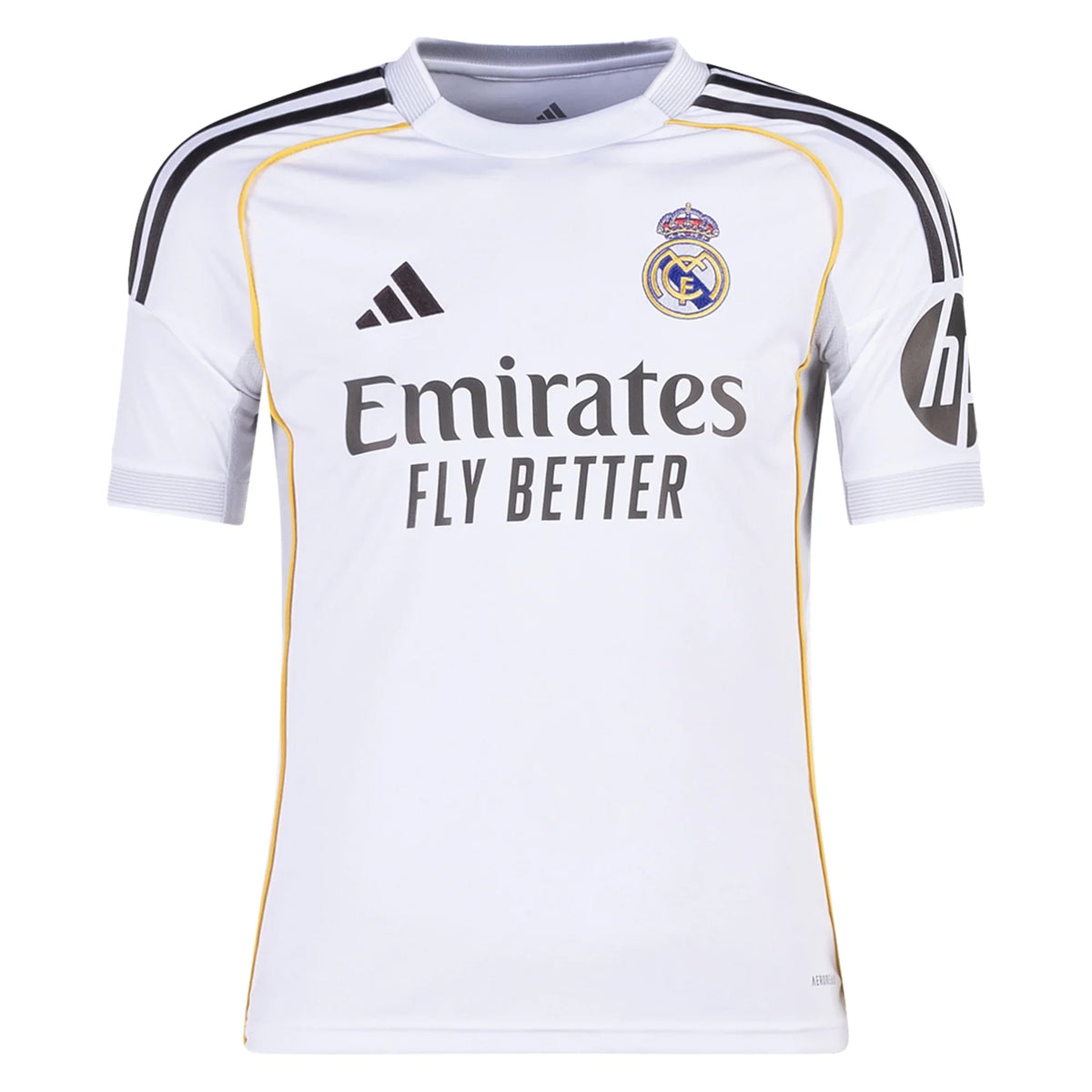25/26 Real Madrid Youth Home Jersey product image 1, provided for visual reference and product detail review