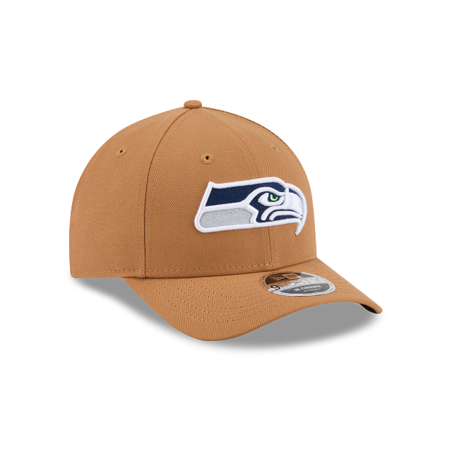 New Era Seattle Seahawks 9FORTY M-Crown Adjustable Hat-Brown product image 1, provided for visual reference and product