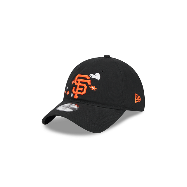 New Era Youth San Francisco Giants Flower 9TWENTY Adjustable Hat product image 3, provided for visual reference and product