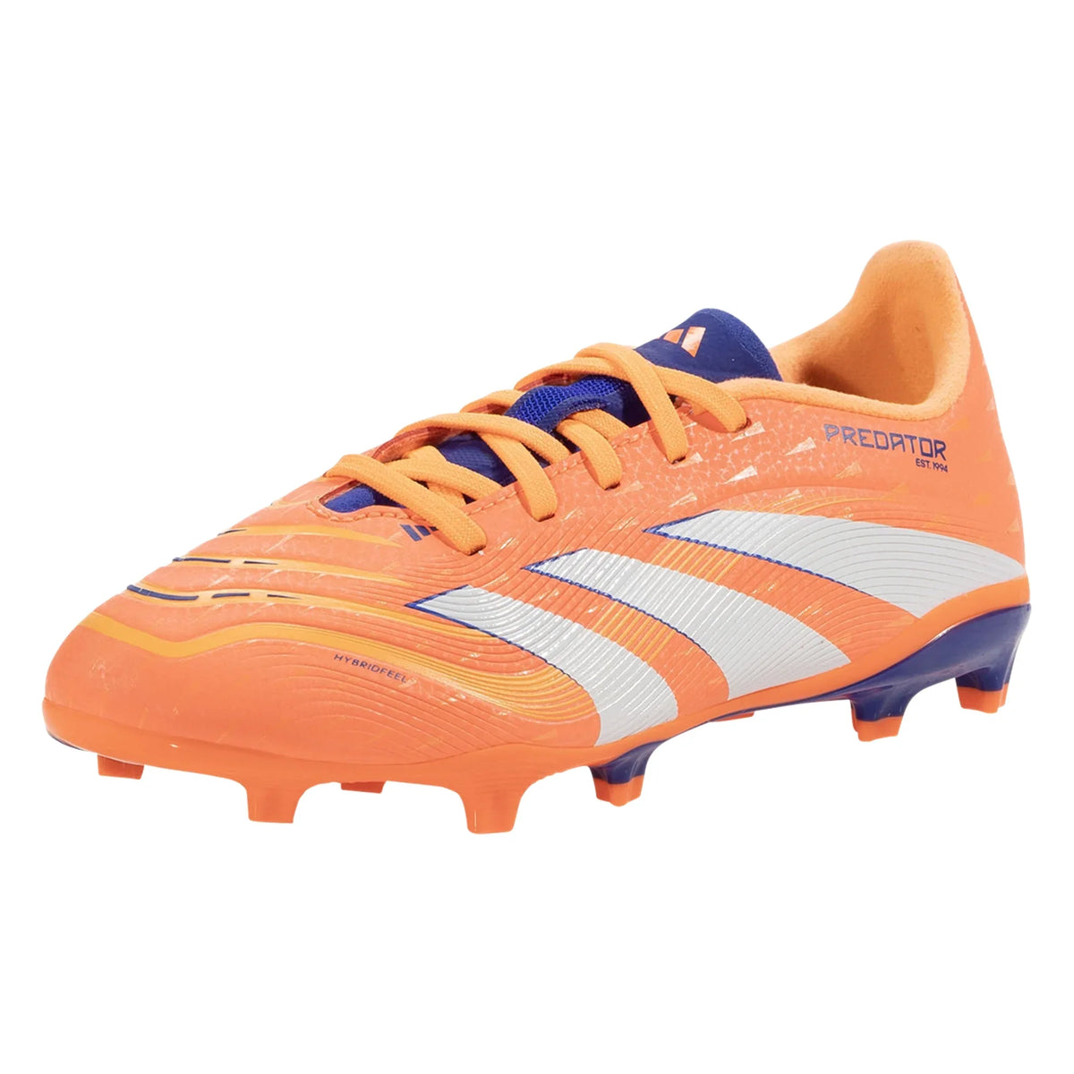 adidas PREDATOR LEAGUE FG/MG J - Beam Orange/White product image 1, provided for visual reference and product detail review