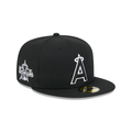 New Era Los Angeles Angels Side Patch 2010 All-Star Game 59fifty Fitted Hat-Black/White product image 1, provided for visual