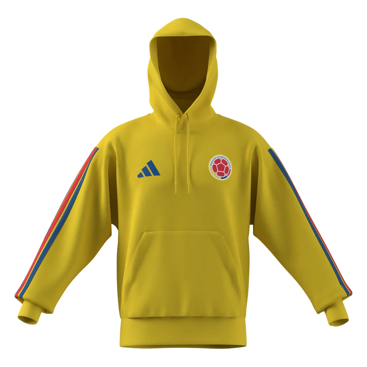 2026 adidas COLOMBIA DNA FLEECE HOODIE product image 3, provided for visual reference and product detail review