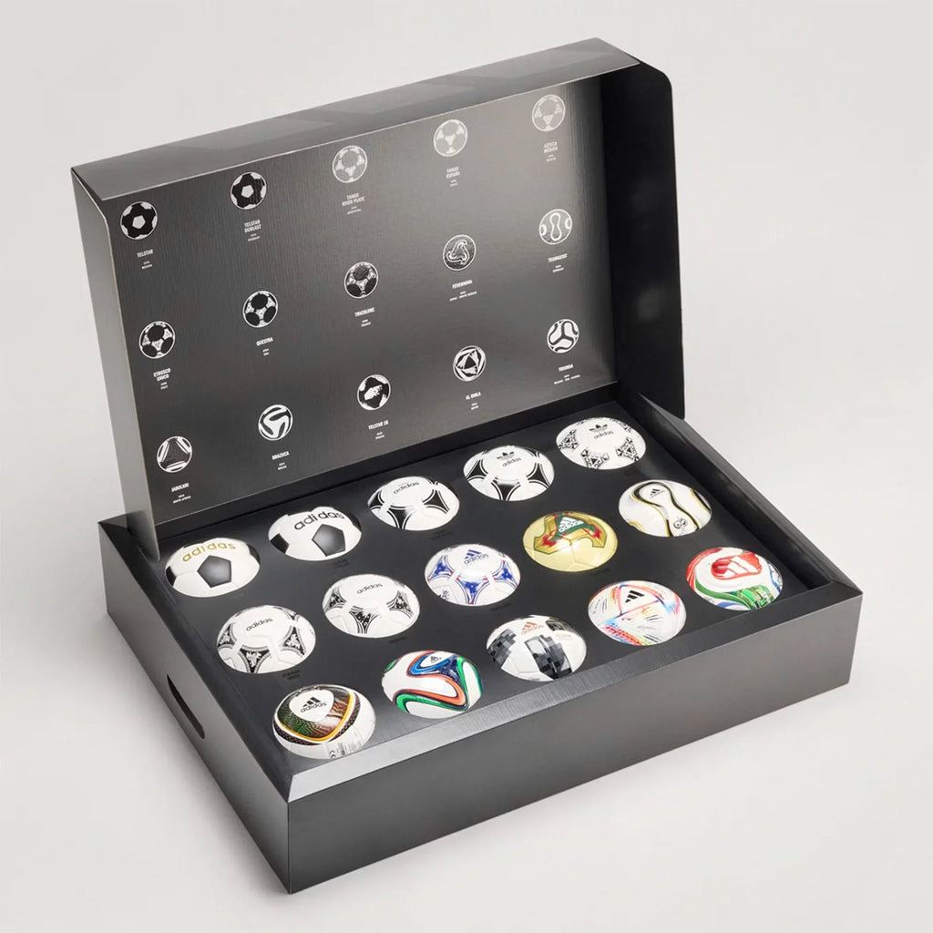 adidas 2026 FIFA WORLD CUP MINI BALL HISTORICAL SET product image 1, provided for visual reference and product detail review