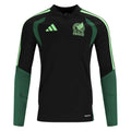 2026 adidas MEXICO LONG SLEEVE TRAINING TOP - Black product image 1, provided for visual reference and product detail review