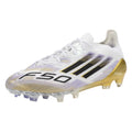 adidas F50 ELITE FG - White/Core Black/Gold Metallic product image 1, provided for visual reference and product detail review