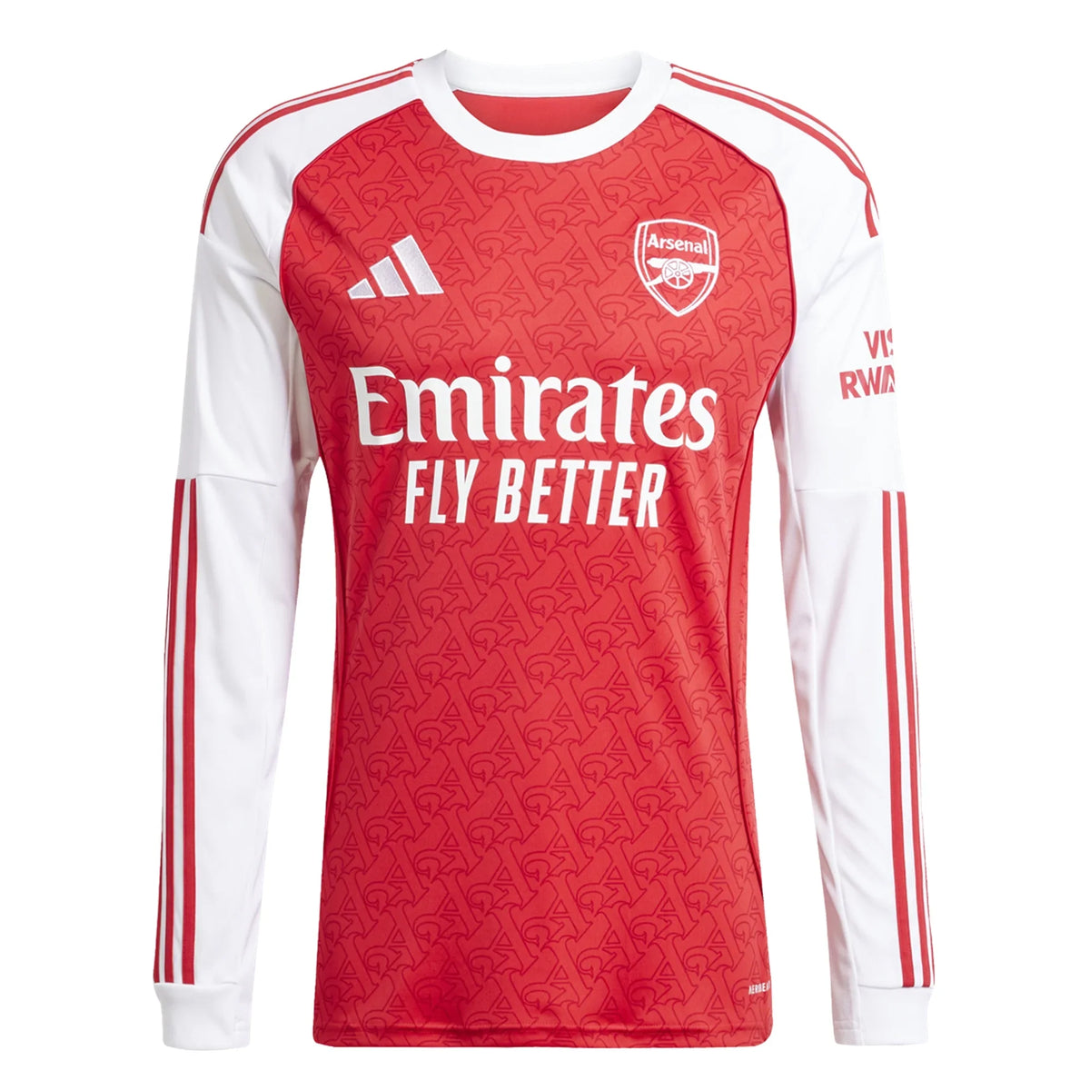 25/26 Arsenal Long Sleeve Home Jersey product image 2, provided for visual reference and product detail review