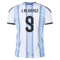 2026 adidas ARGENTINA J. ALVAREZ HOME JERSEY product image 1, provided for visual reference and product detail review