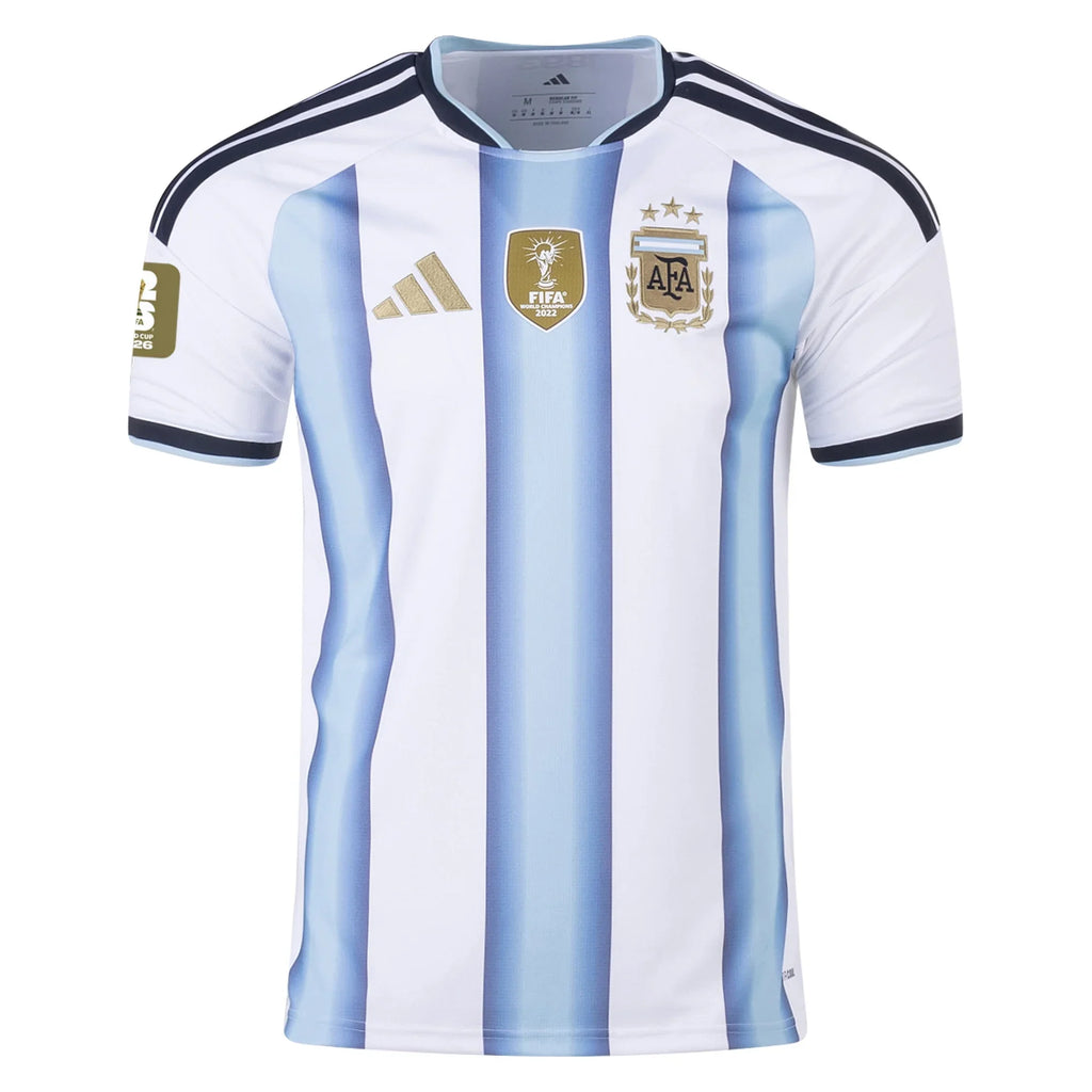 2026 adidas ARGENTINA HOME JERSEY - FIFA World Cup 26™ Patch product image 1, provided for visual reference and product