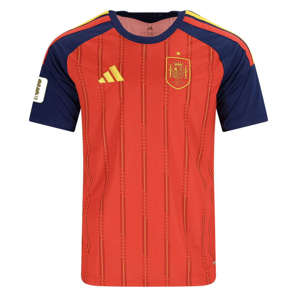 2026 adidas SPAIN HOME JERSEY - FIFA World Cup 26™ Patch product image 1, provided for visual reference and product detail