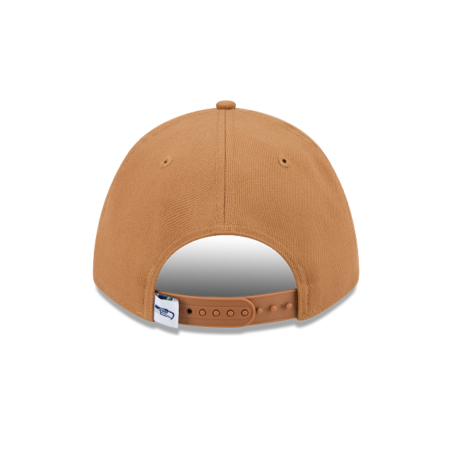 New Era Seattle Seahawks 9FORTY M-Crown Adjustable Hat-Brown product image 6, provided for visual reference and product