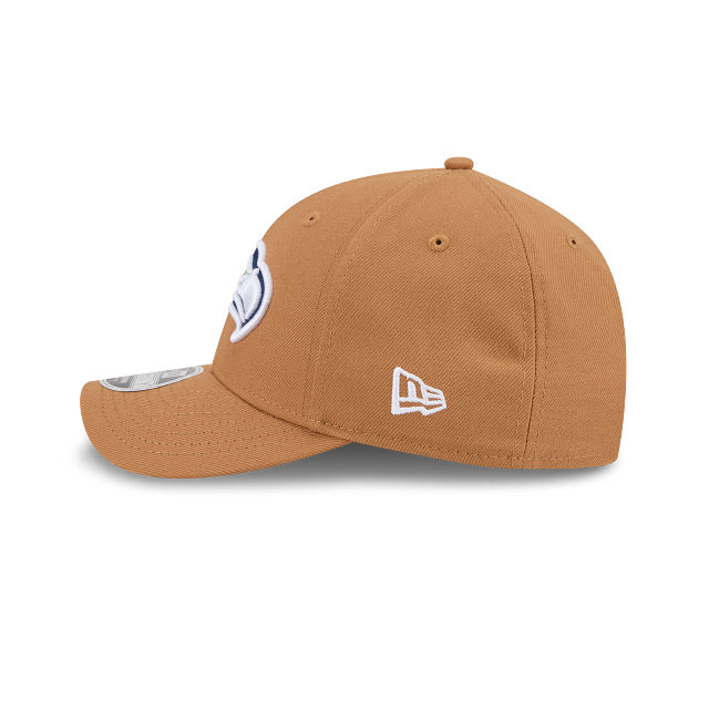 New Era Seattle Seahawks 9FORTY M-Crown Adjustable Hat-Brown product image 5, provided for visual reference and product