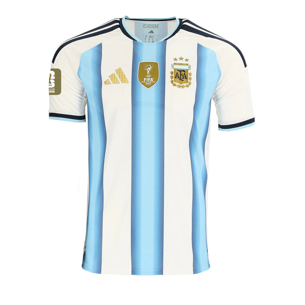 2026 adidas ARGENTINA AUTHENTIC HOME JERSEY - FIFA World Cup 26™ Patch product image 1, provided for visual reference and