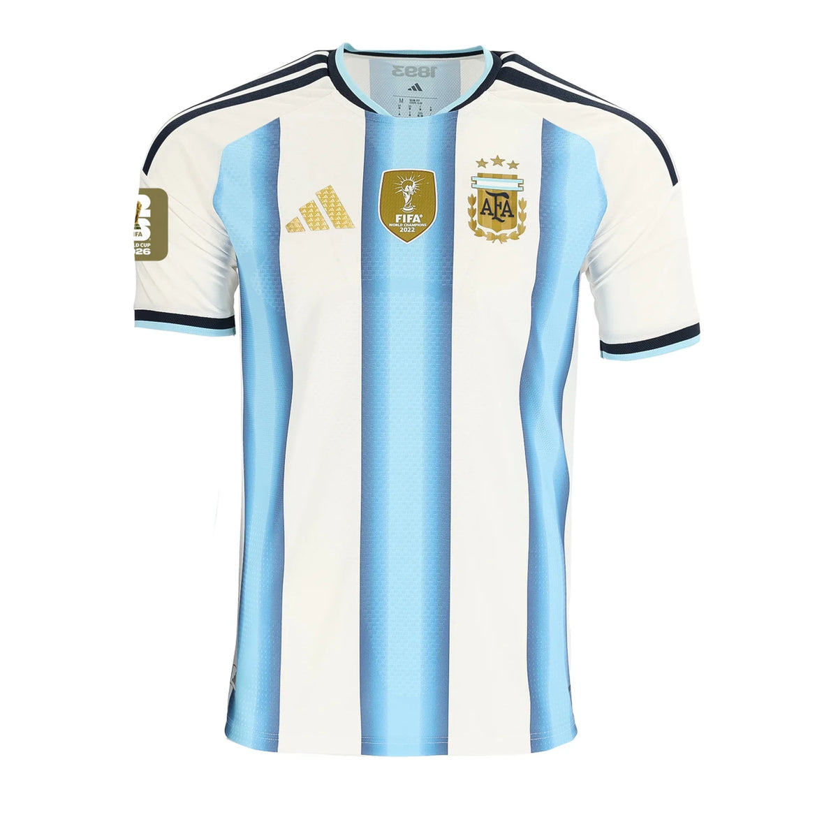 2026 adidas ARGENTINA AUTHENTIC HOME JERSEY - FIFA World Cup 26™ Patch product image 1, provided for visual reference and