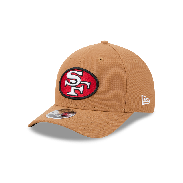 New Era San Francisco 49ers 9FORTY M-Crown Adjustable Hat-Brown product image 2, provided for visual reference and product