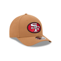 New Era San Francisco 49ers 9FORTY M-Crown Adjustable Hat-Brown product image 1, provided for visual reference and product