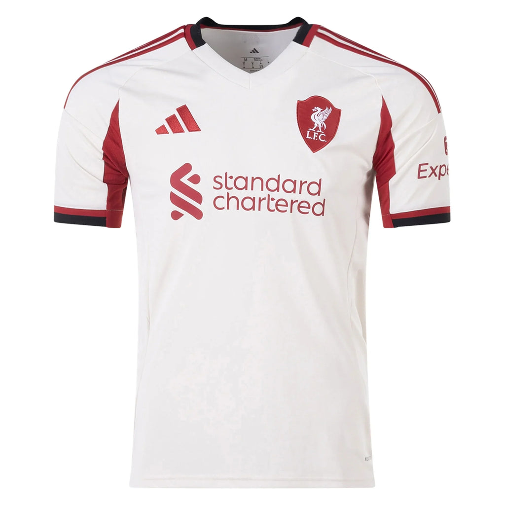 25/26 Liverpool Away Jersey product image 1, provided for visual reference and product detail review