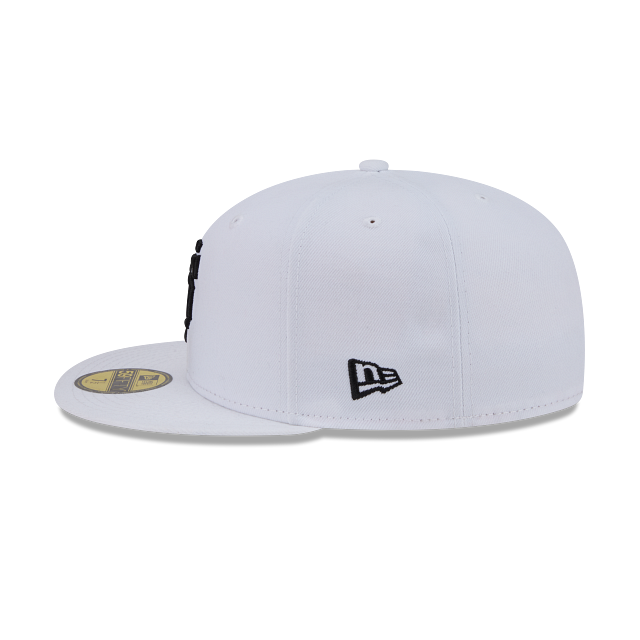 New Era San Francisco Giants Color Basic 59FIFTY Fitted Hat - White/Black product image 5, provided for visual reference and