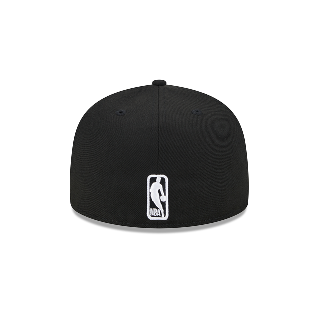 New Era Los Angeles Lakers Western Conference Side Patch 59fifty Fitted Hat-Black/White product image 5, provided for visual