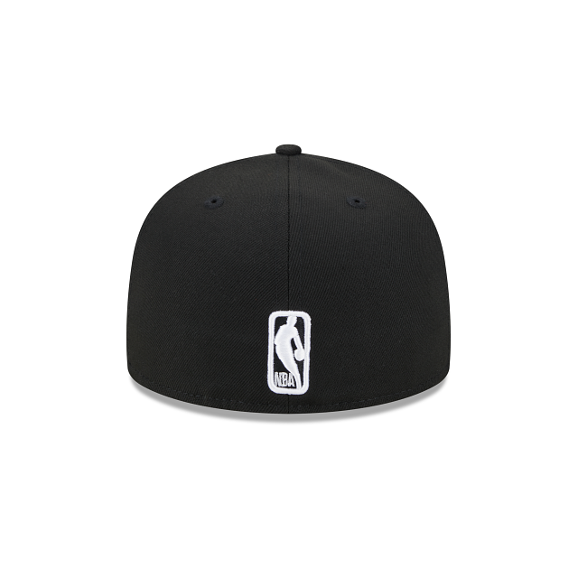 New Era Sacramento Kings Western Conference Side Patch 59fifty Fitted Hat-Black/White product image 6, provided for visual