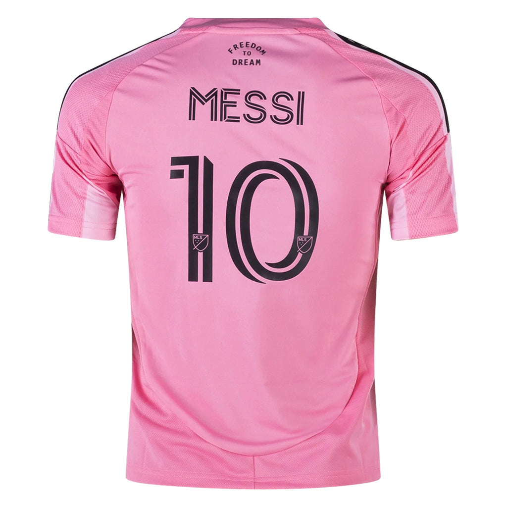25/26 Inter Miami Messi Home Youth Jersey product image 1, provided for visual reference and product detail review