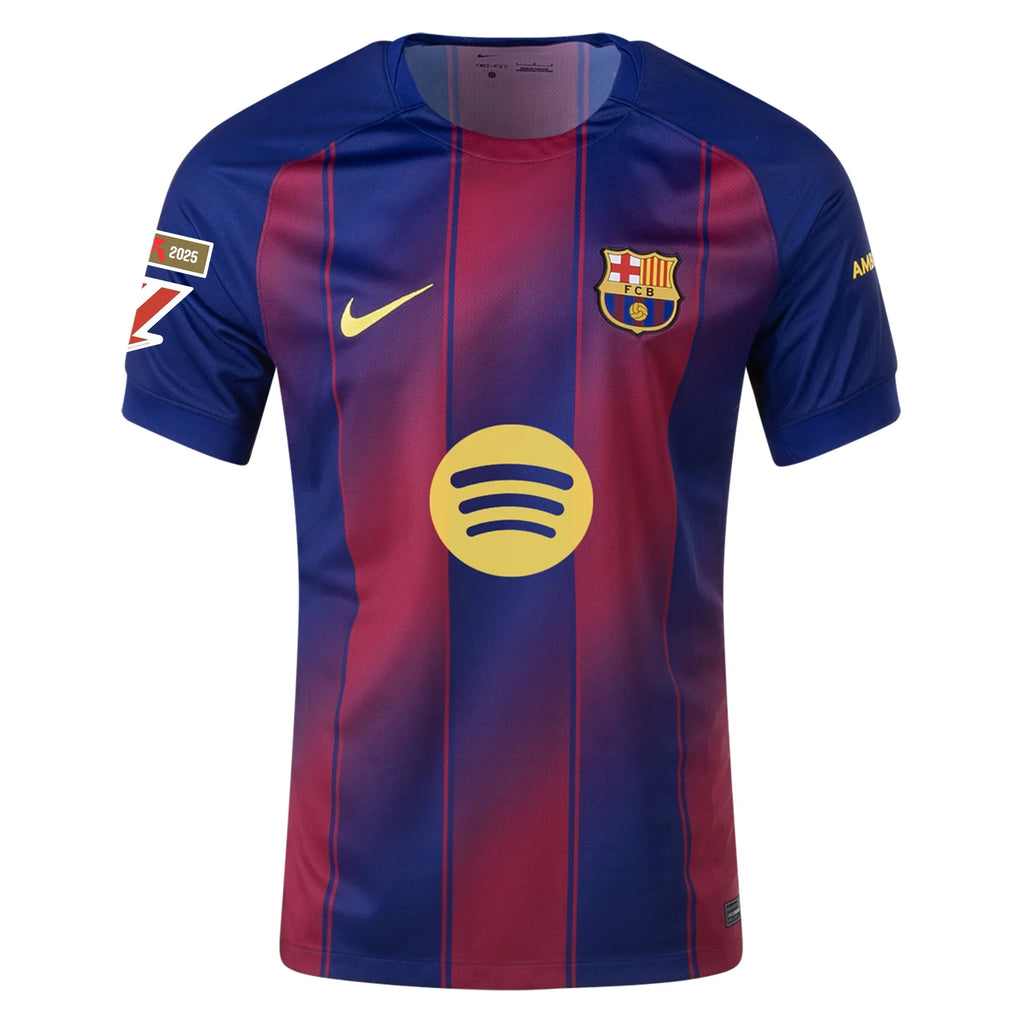 25/26 FC Barcelona Lamine Yamal Home Jersey product image 1, provided for visual reference and product detail review