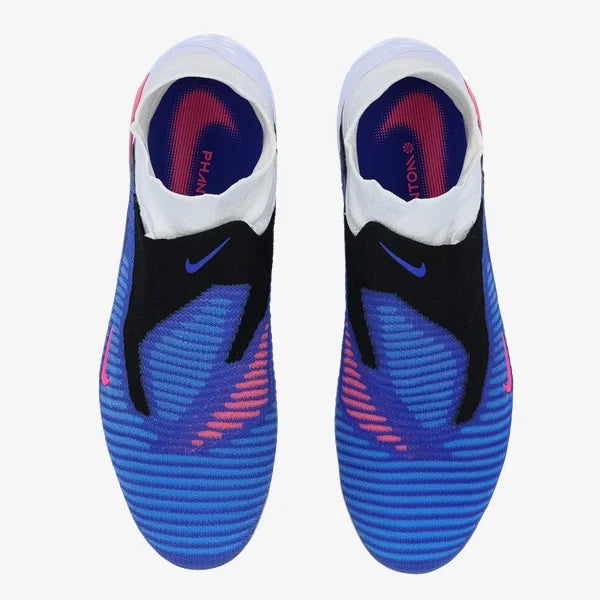 Nike Phantom 6 High Elite FG-Racer Blue/Pink Blast/White product image 4, provided for visual reference and product detail