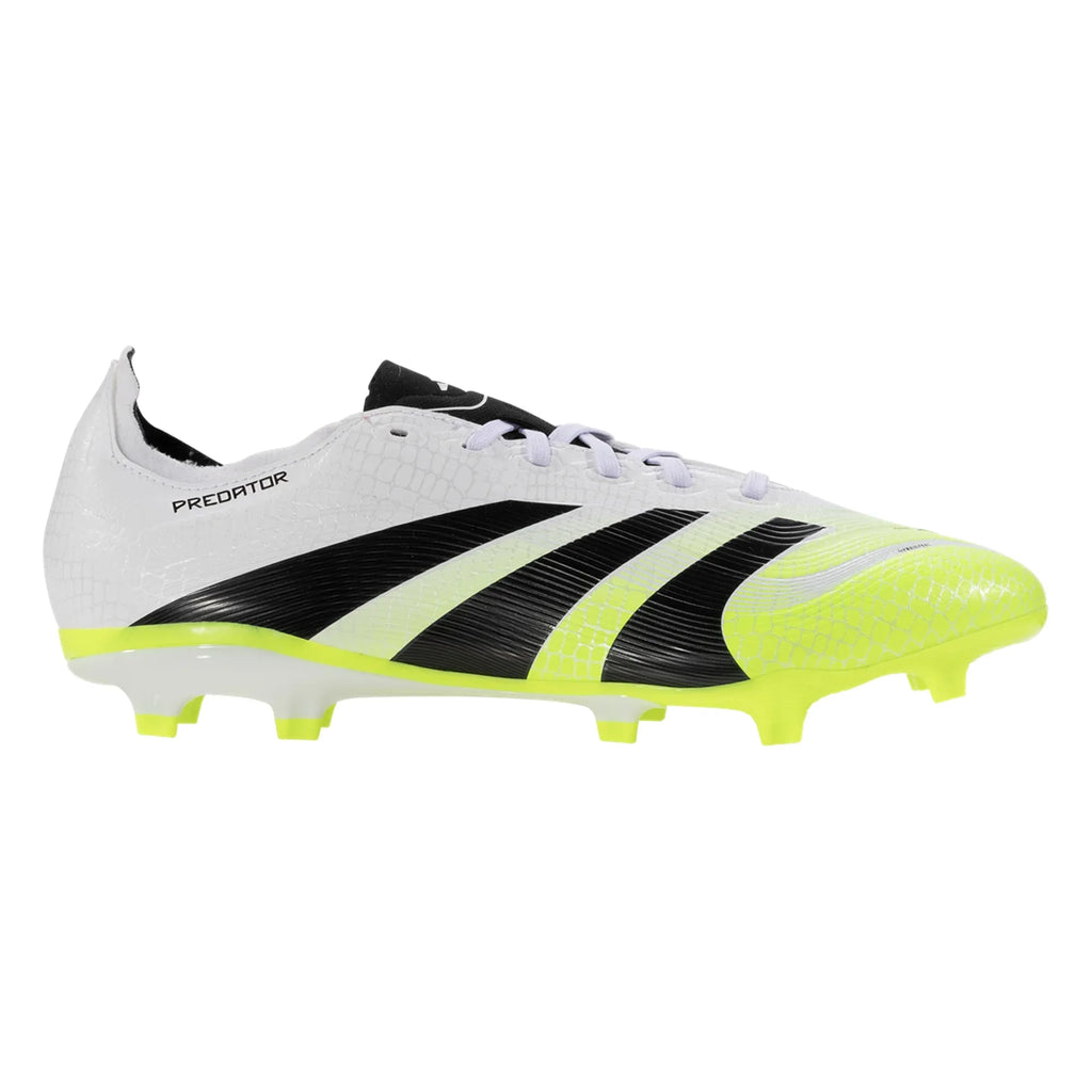 adidas PREDATOR LEAGUE FG/MG - Cloud White/Lucid Lemon product image 4, provided for visual reference and product detail