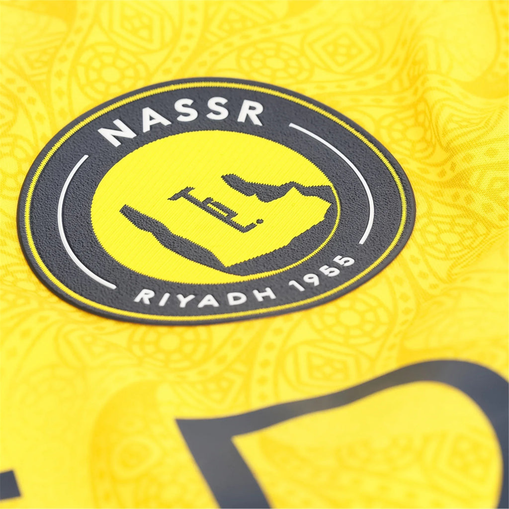 25/26 adidas AL NASSR RONALDO HOME JERSEY product image 3, provided for visual reference and product detail review