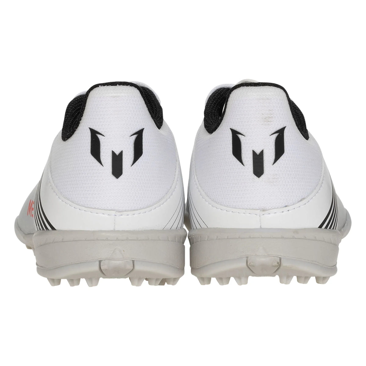 adidas F50 MESSI LEAGUE TF JUNIOR TURF CLEAT - Lucid Red/Silver Metallic product image 4, provided for visual reference and