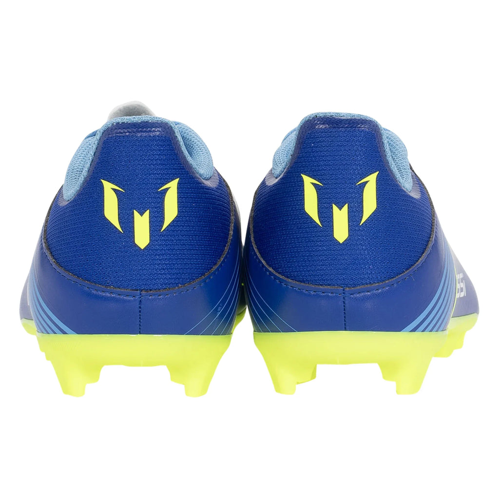 adidas F50 LEAGUE MESSI FG/MG J FG - Royal Blue/Solar Yellow product image 4, provided for visual reference and product