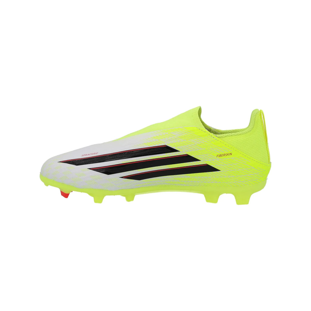 adidas F50 LEAGUE LL FG/MG JR - Solar Yellow/Core Black product image 4, provided for visual reference and product detail