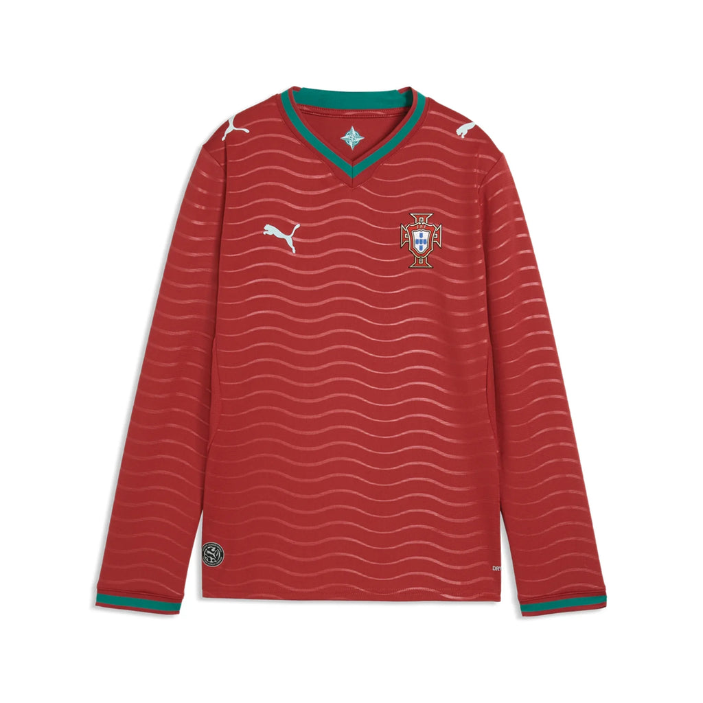 2026 Puma Portugal Home Long Sleeve Jersey product image 1, provided for visual reference and product detail review