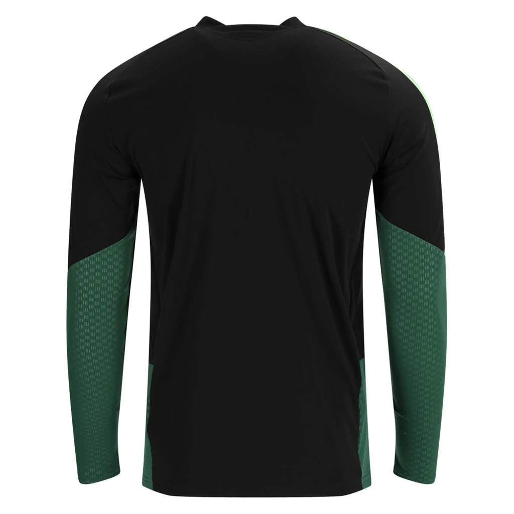 2026 adidas MEXICO LONG SLEEVE TRAINING TOP - Black product image 3, provided for visual reference and product detail review