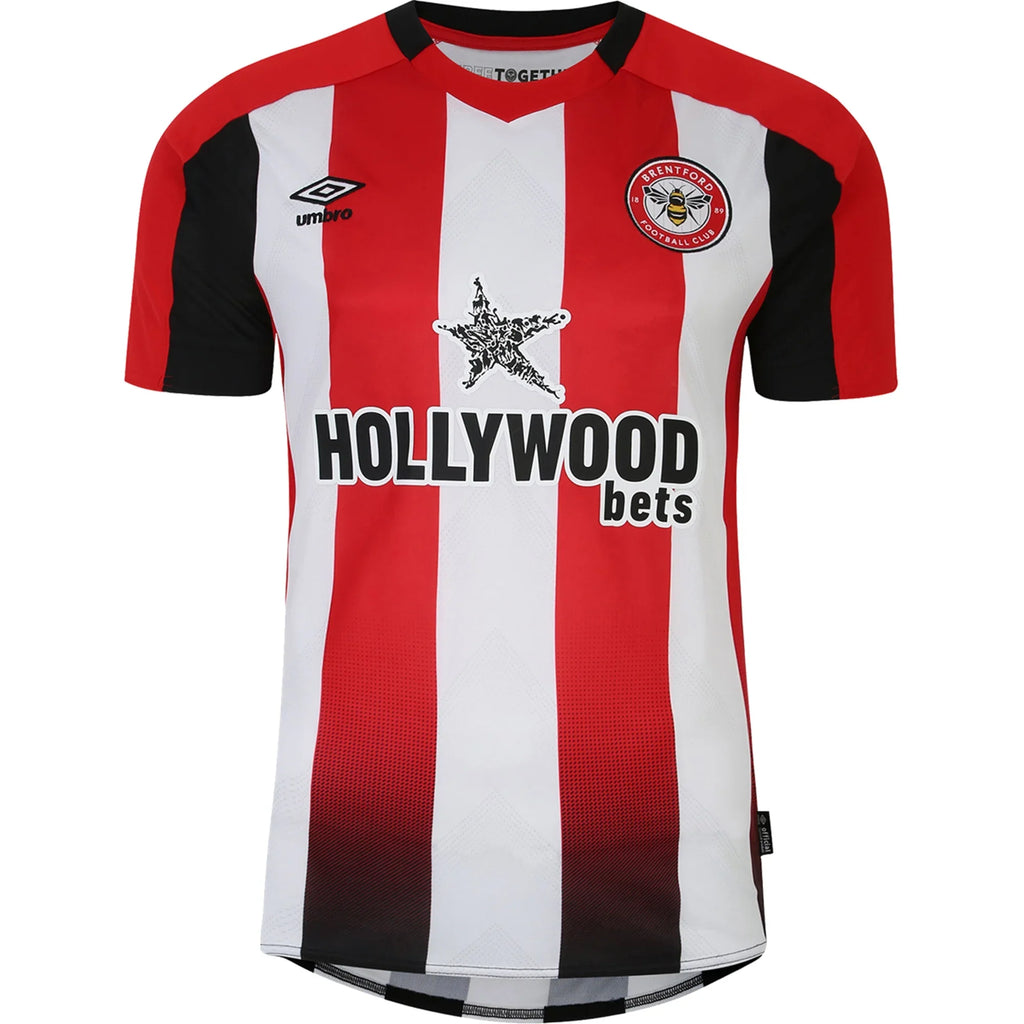 23/24 Brentford Home Jersey product image 1, provided for visual reference and product detail review