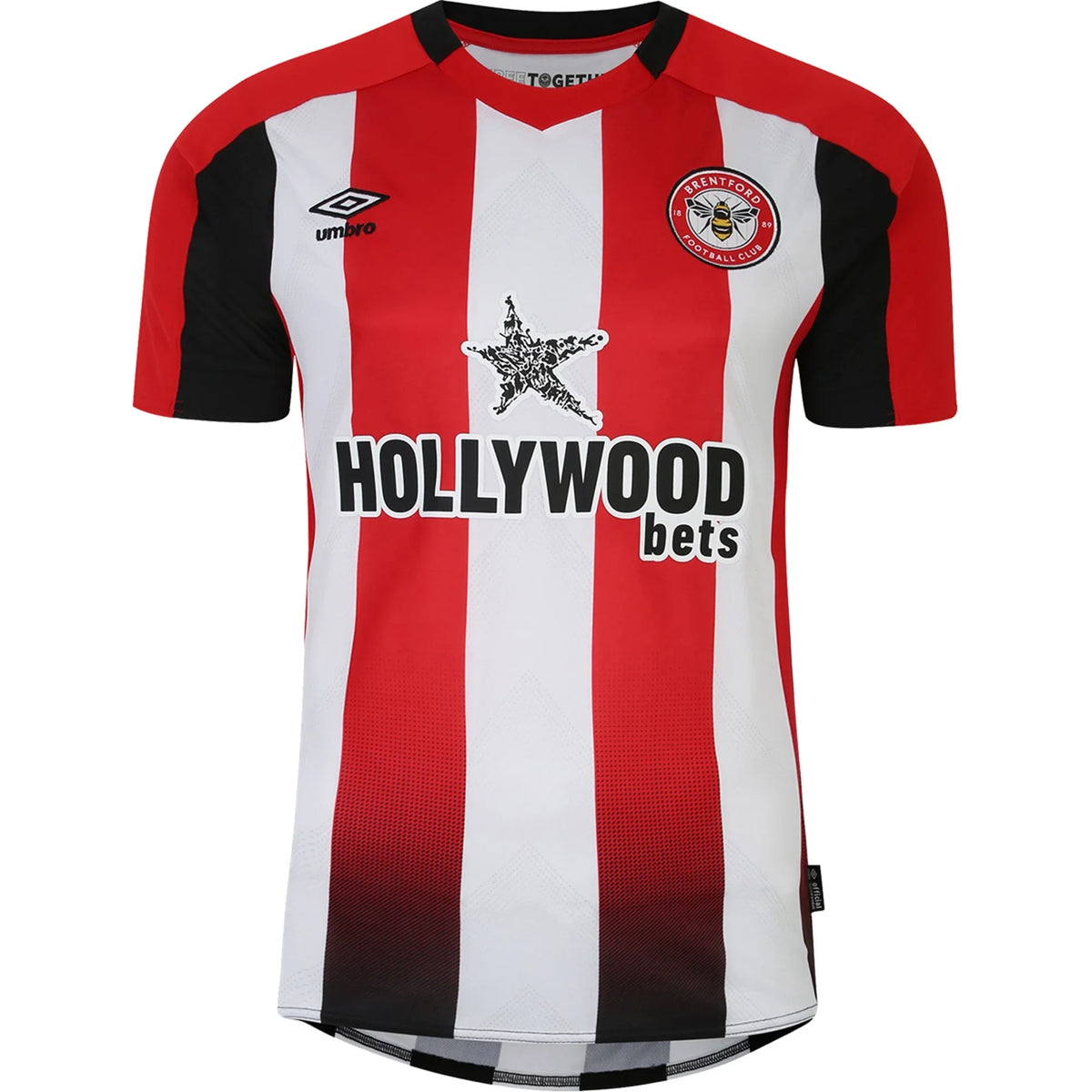 23/24 Brentford Home Jersey product image 1, provided for visual reference and product detail review