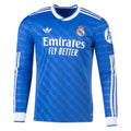 25/26 Real Madrid Long Sleeve Third Jersey product image 1, provided for visual reference and product detail review