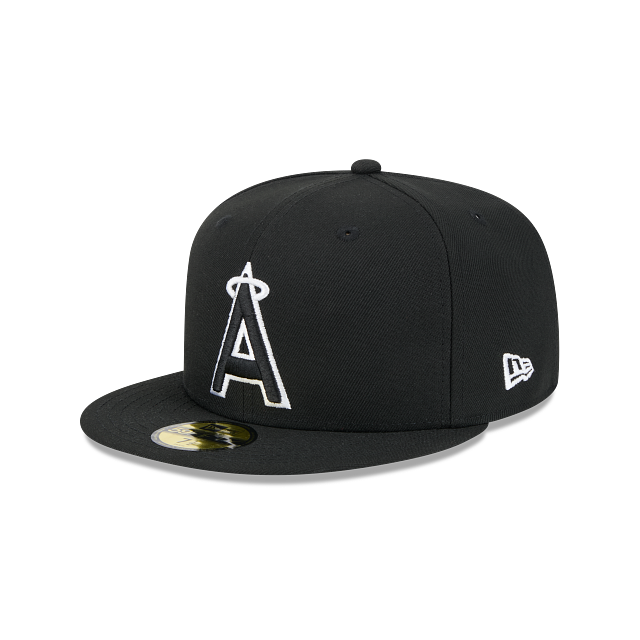 New Era Los Angeles Angels Side Patch 2010 All-Star Game 59fifty Fitted Hat-Black/White product image 2, provided for visual