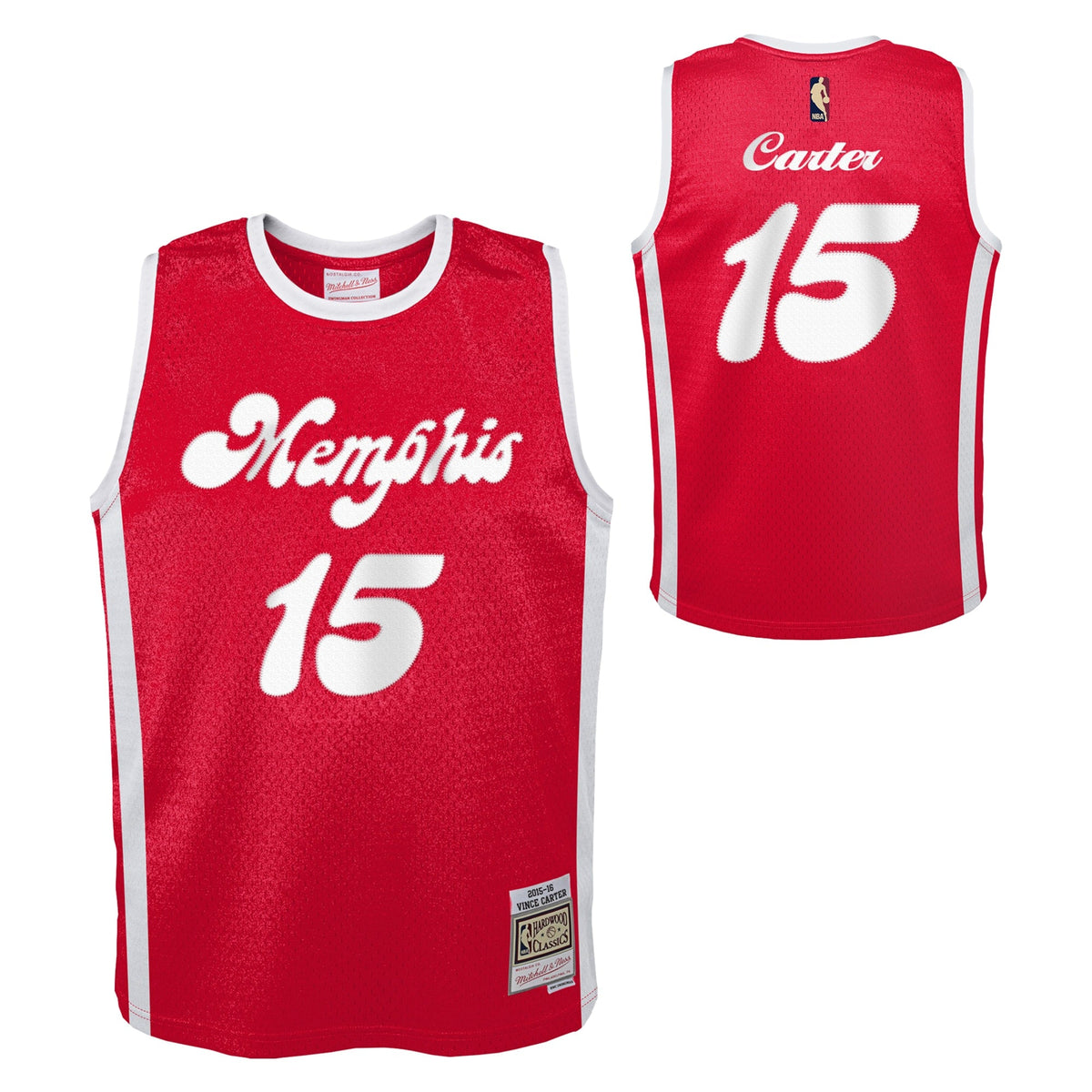 Vancouver Grizzlies Hardwood Classics Icon Jersey - Youth product image 2, provided for visual reference and product detail