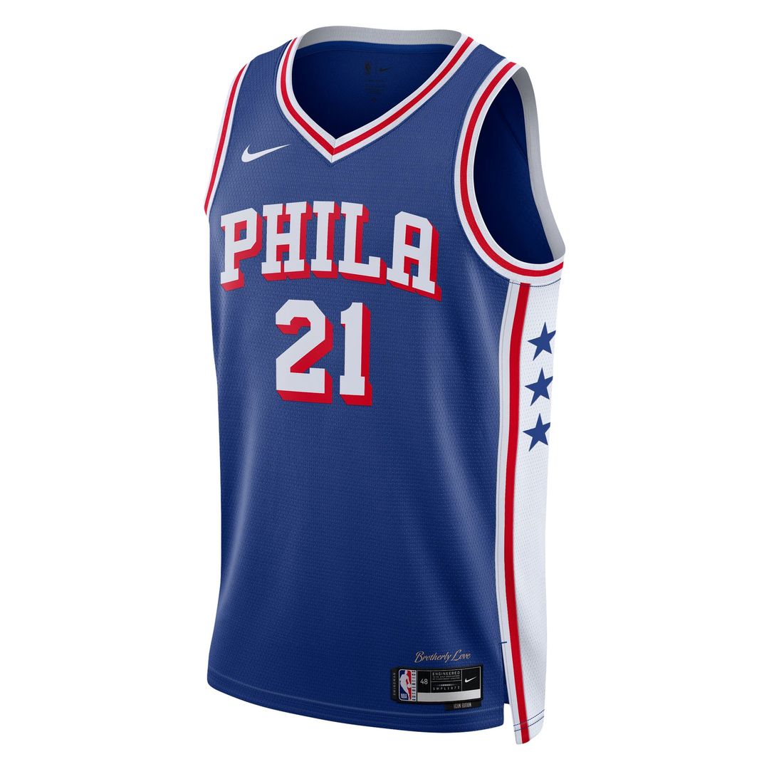 Philadelphia 76ers Joel Embiid Nike Youth Swingman Jersey product image 2