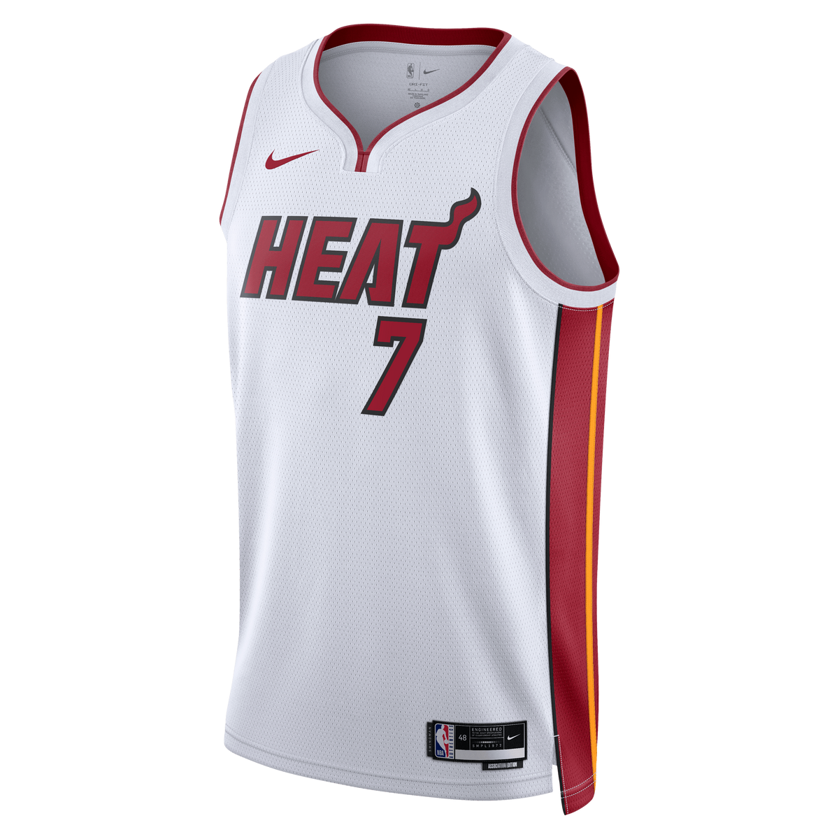 Giannis Antetokounmpo Miami Heat Association Edition Swingman Jersey - White - Unisex product image 3, provided for visual